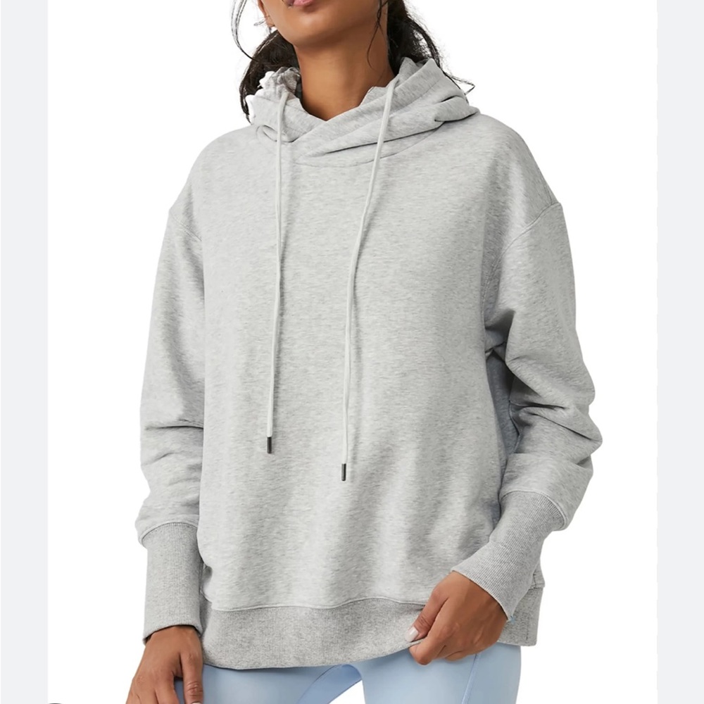 Free People- Double Overtime Hoodie in Gray